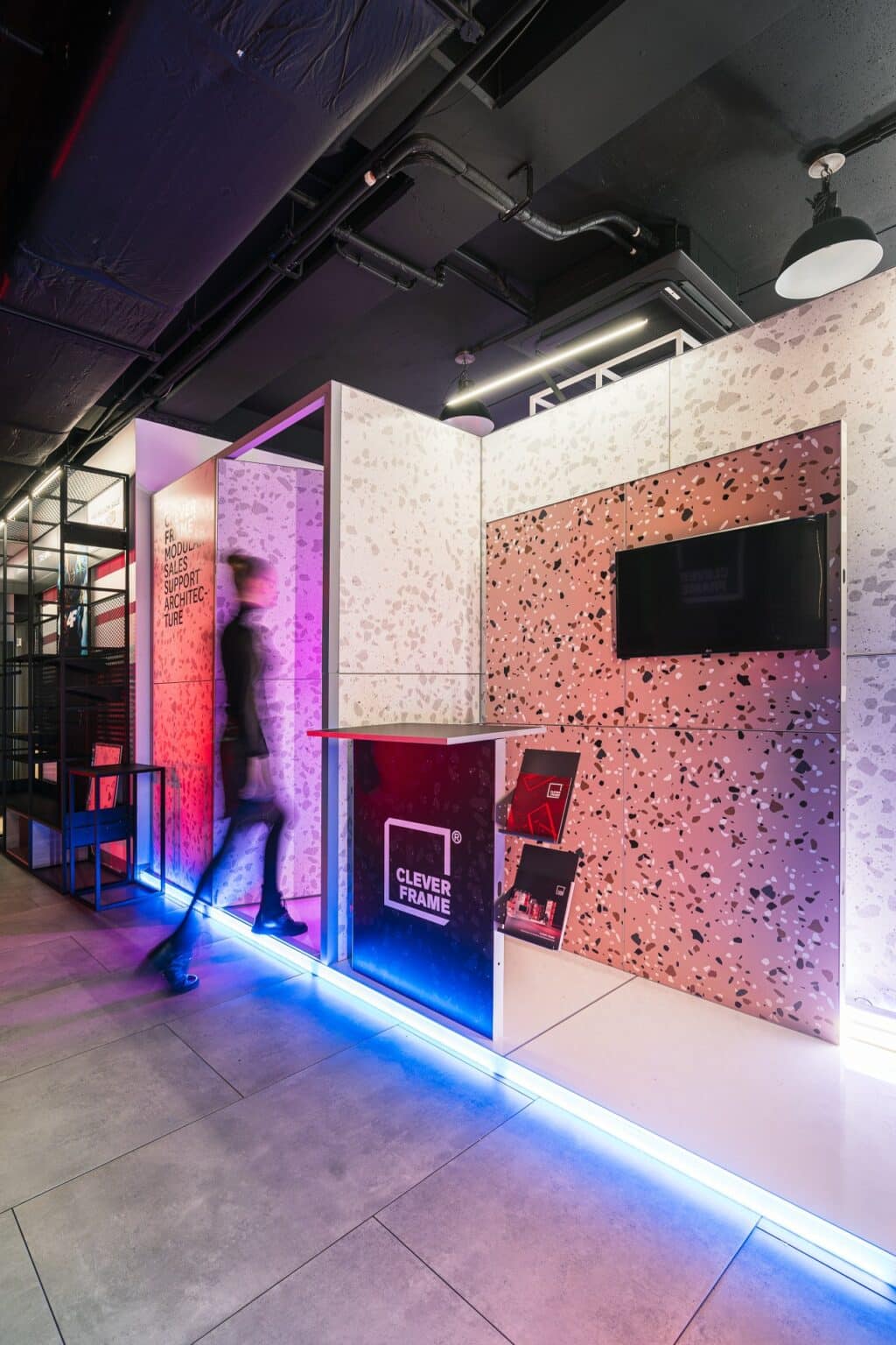 Stoisko targowe w technologii modułowej