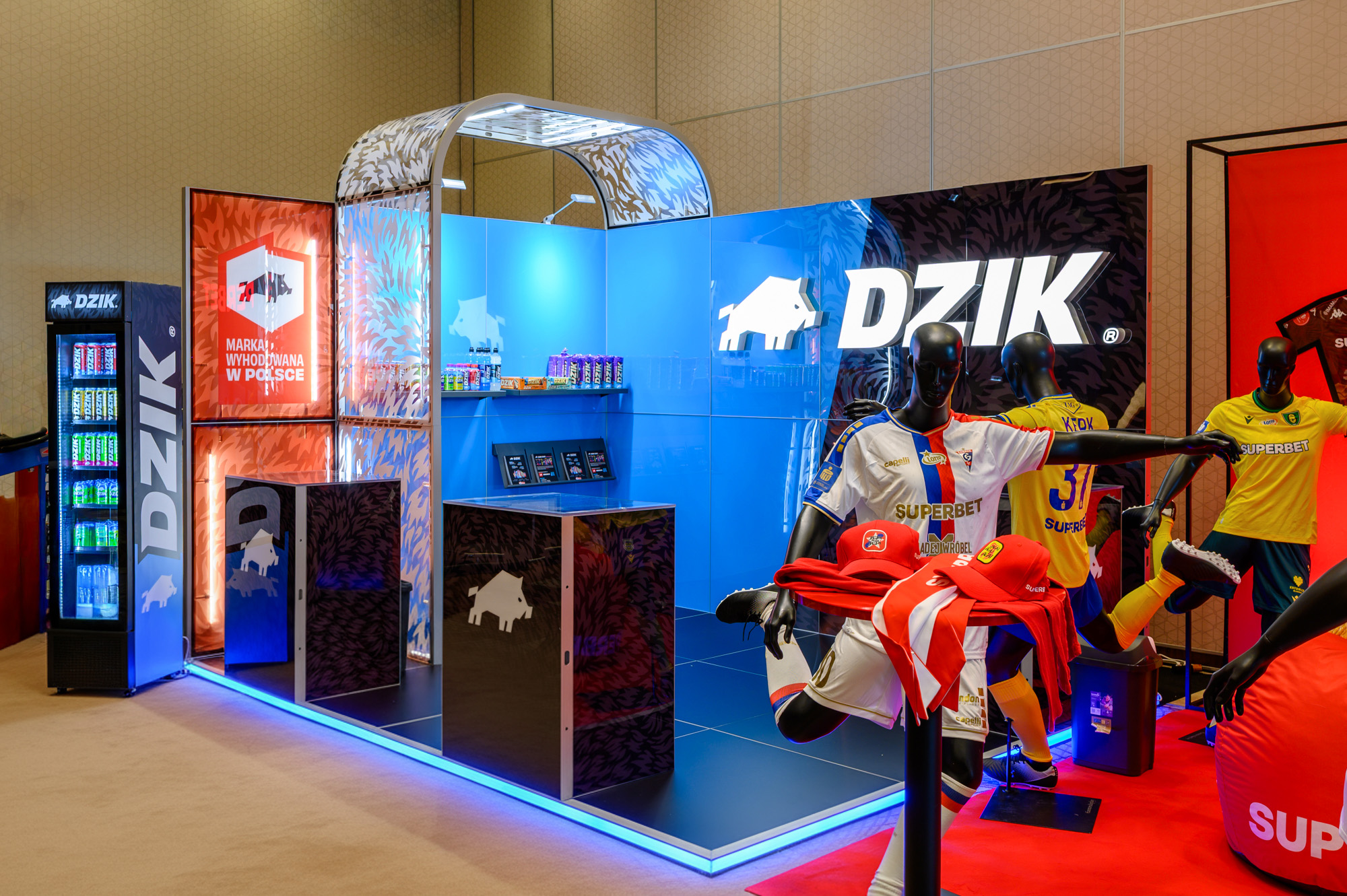 Stoisko na targi i konferencje zaprojektowane dla marki WK DZIK